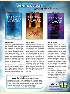 Brenda Novak Trilogy ARC Flyer